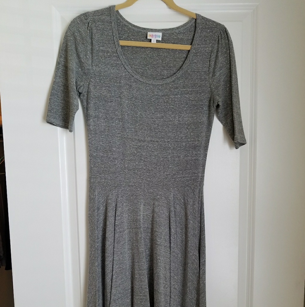 LaLaRoe grey Nicole Dress